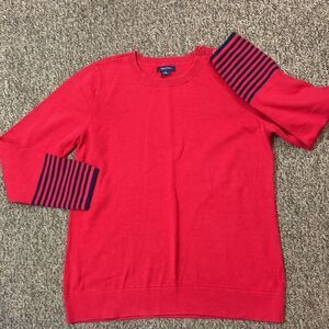 NAUTICA WOMEN RED BLOUSE SIZE XL